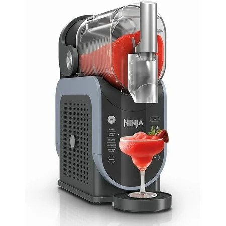 Ninja SLUSHi Professional Frozen Drink Maker with RapidChill Technology, 88 oz. Frozen Drink & Slushie Machine, 5 Preset Programs, Frozen Margaritas, Frappés, and More, Premium Accents, Black, FS301 | Walmart (US)