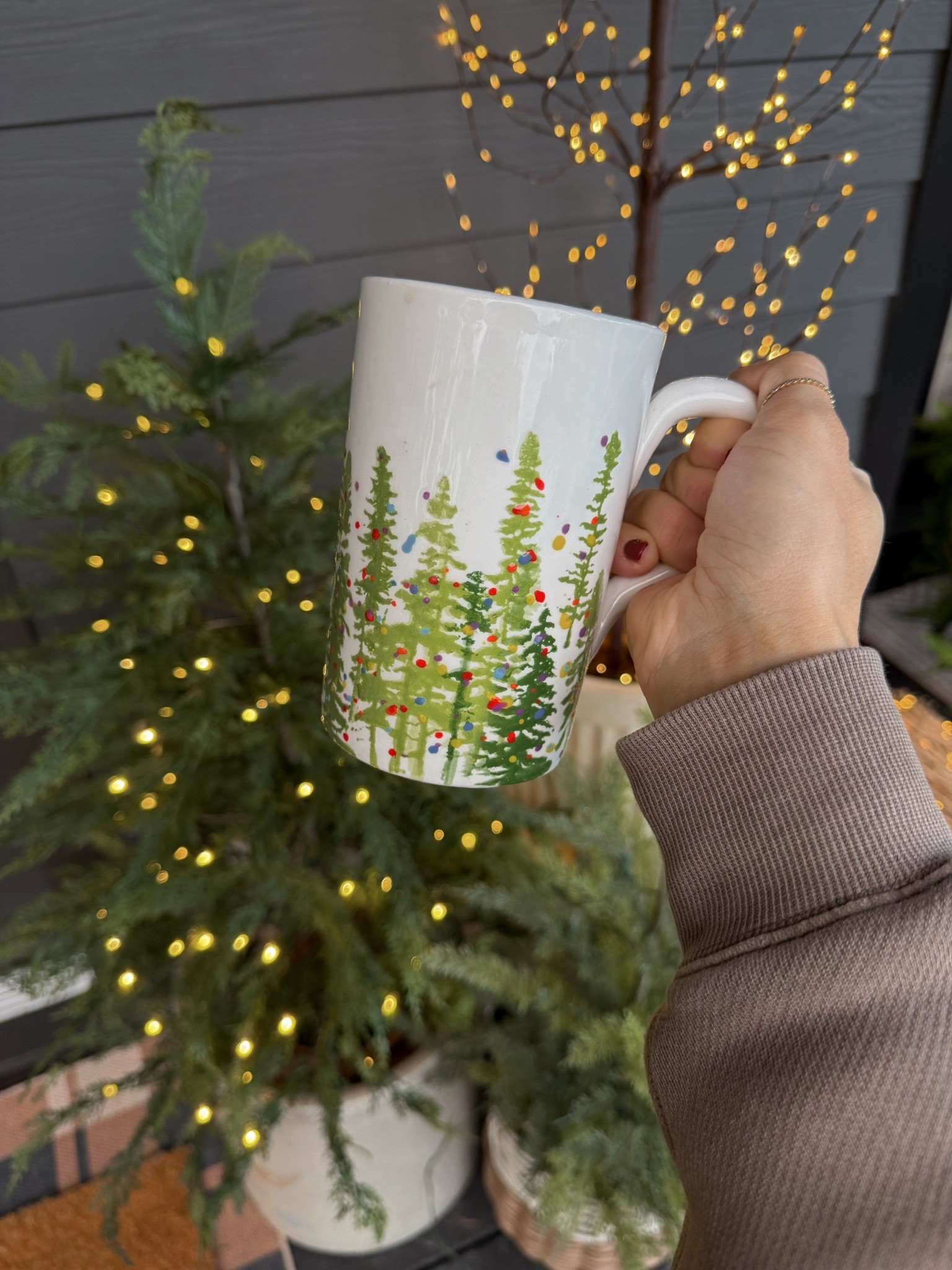 The design, size & happiness this mug brings me >>>> ☕️🌲🤌🏼

Anthropologie / terrain / coffee / gift ideas for her / Holley Gabrielle 

#LTKGiftGuide #LTKCyberWeek #LTKFindsUnder50