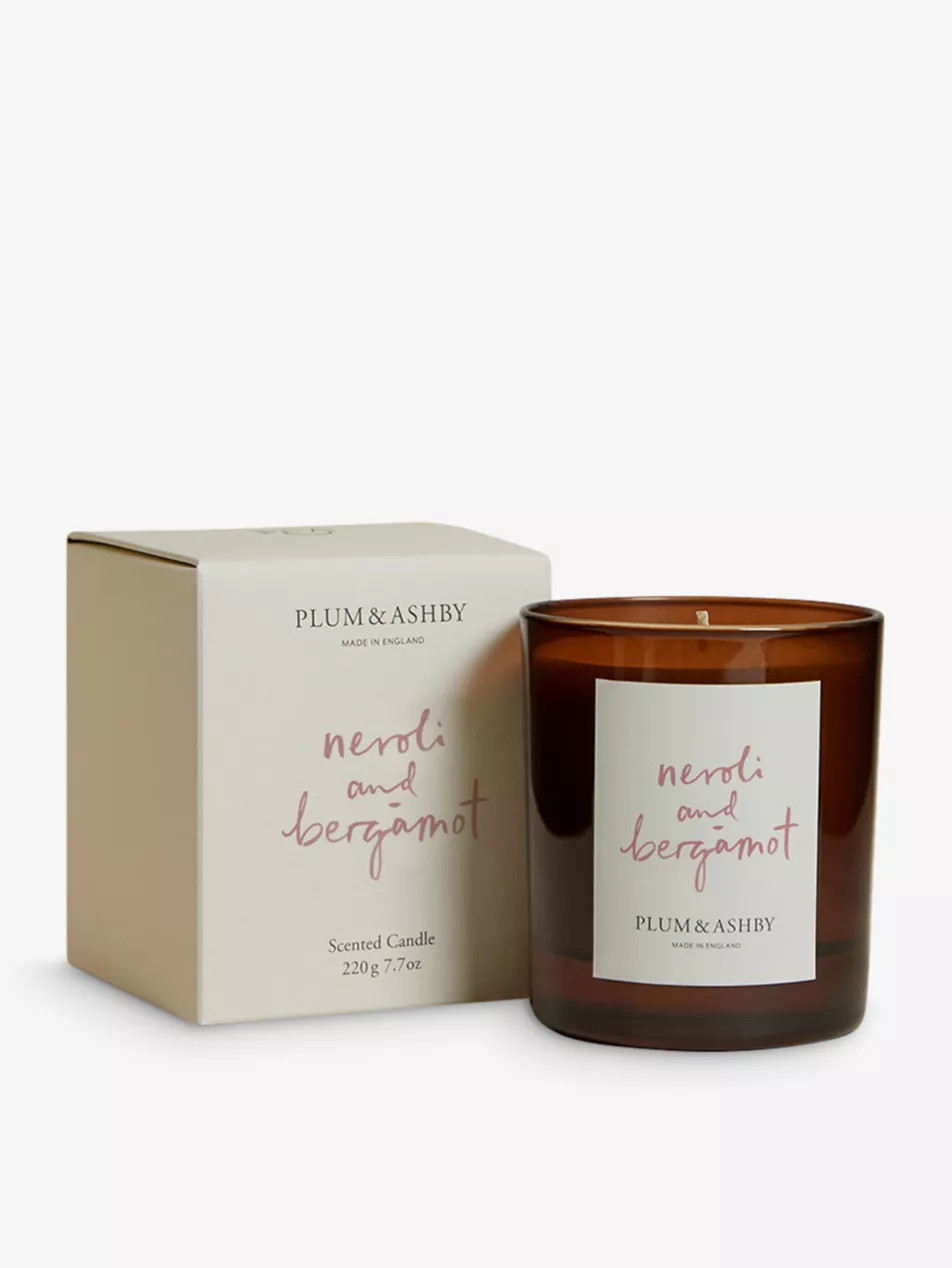Neroli and Bergamot scented wax candle 220g | Selfridges