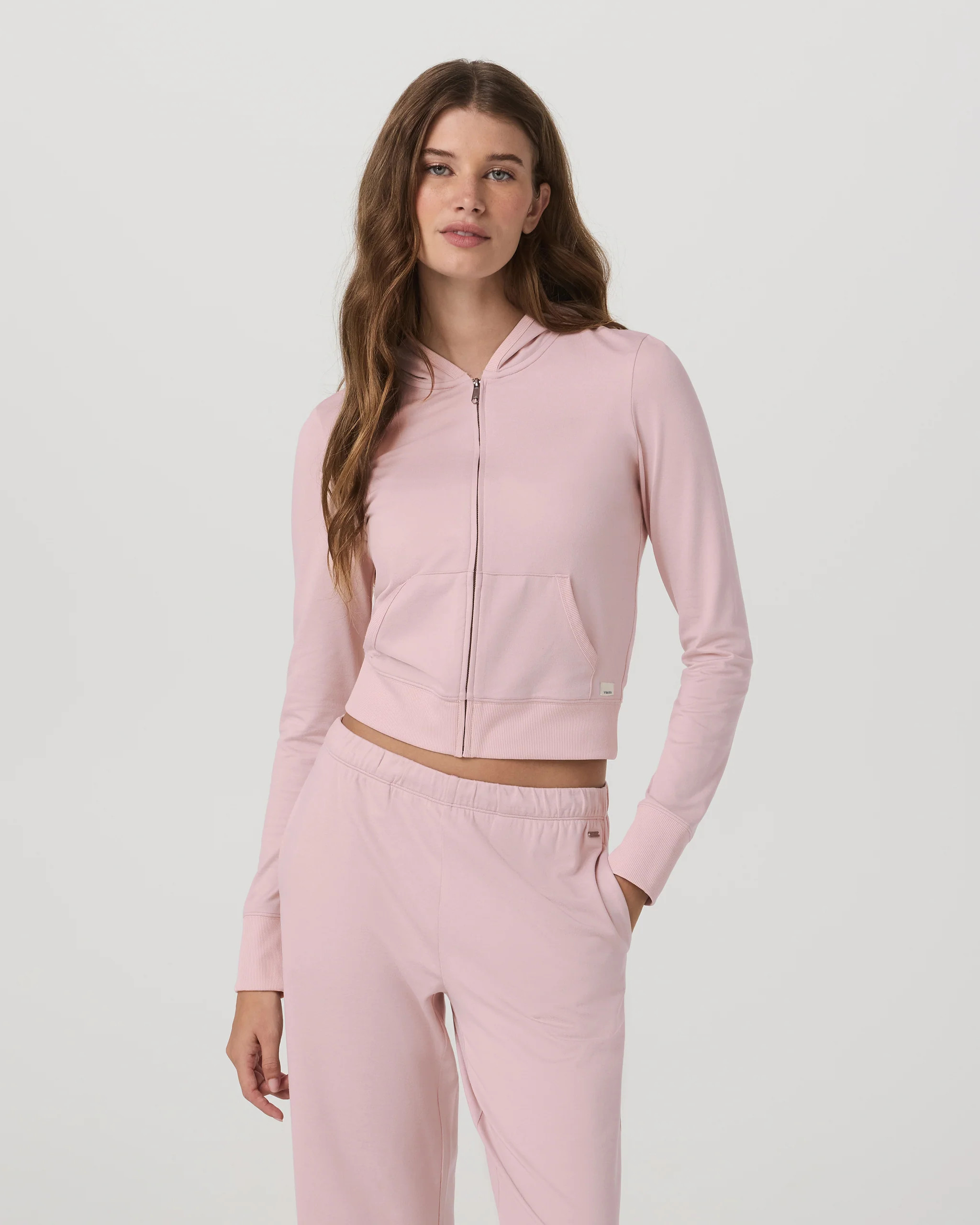 Halo Mini FZ Hoodie | Women's Vintage Rose Hoodie | Vuori | Vuori Clothing (US & Canada)