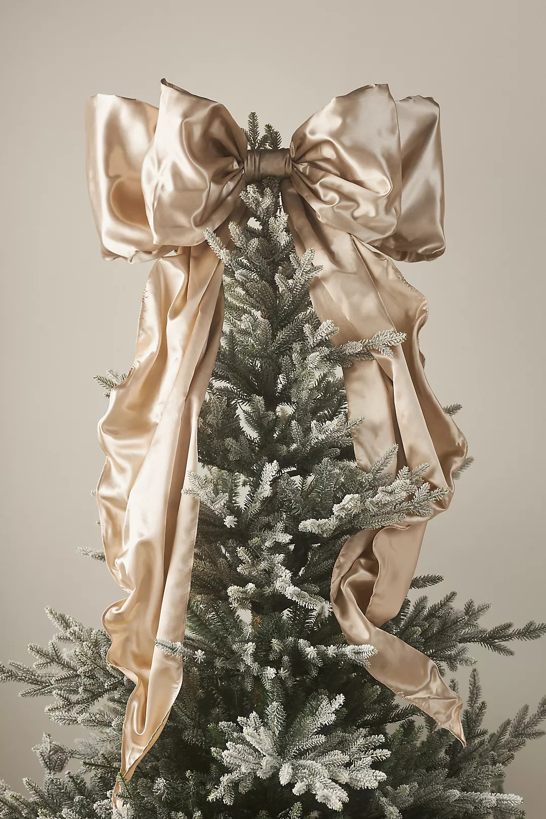 Satin Bow Tree Topper | Anthropologie (US)