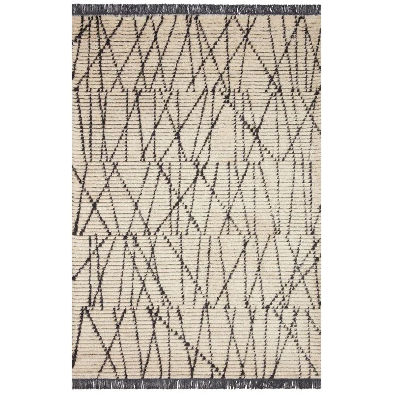 Alice Geometric Cream/Charcoal Area Rug | Wayfair North America