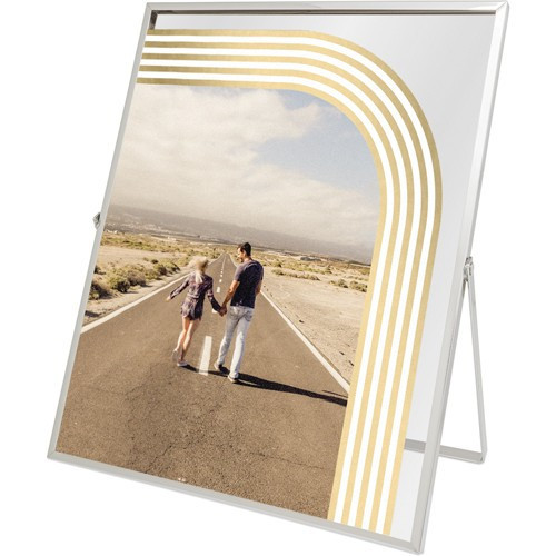 Tabletop Floating Framed Prints: Golden Arches Silver Frame 8x10 White Shutterfly | Shutterfly