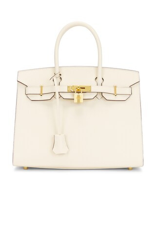 FWRD Renew Hermes Epsom Birkin 30 Shoulder Bag in White from Revolve.com | Revolve Clothing (Global)