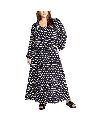 Plus Size Jayden Print Maxi Dress | Macy's