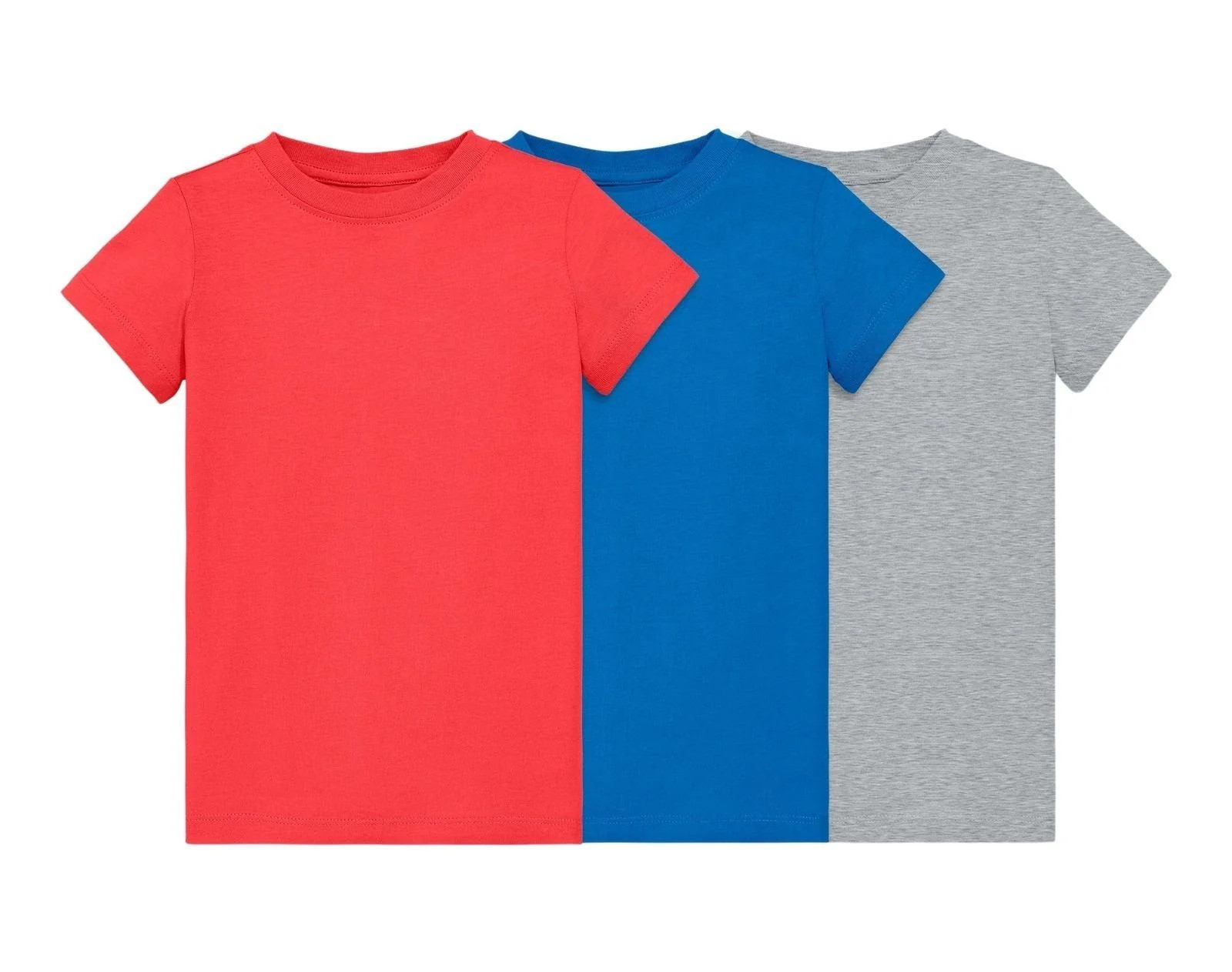 Short Sleeve Slim Tee - 3 Pack - Strawberry mix / 4 | Ten Little