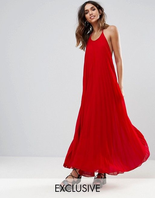 Missguided Pleated Maxi Dress | ASOS US