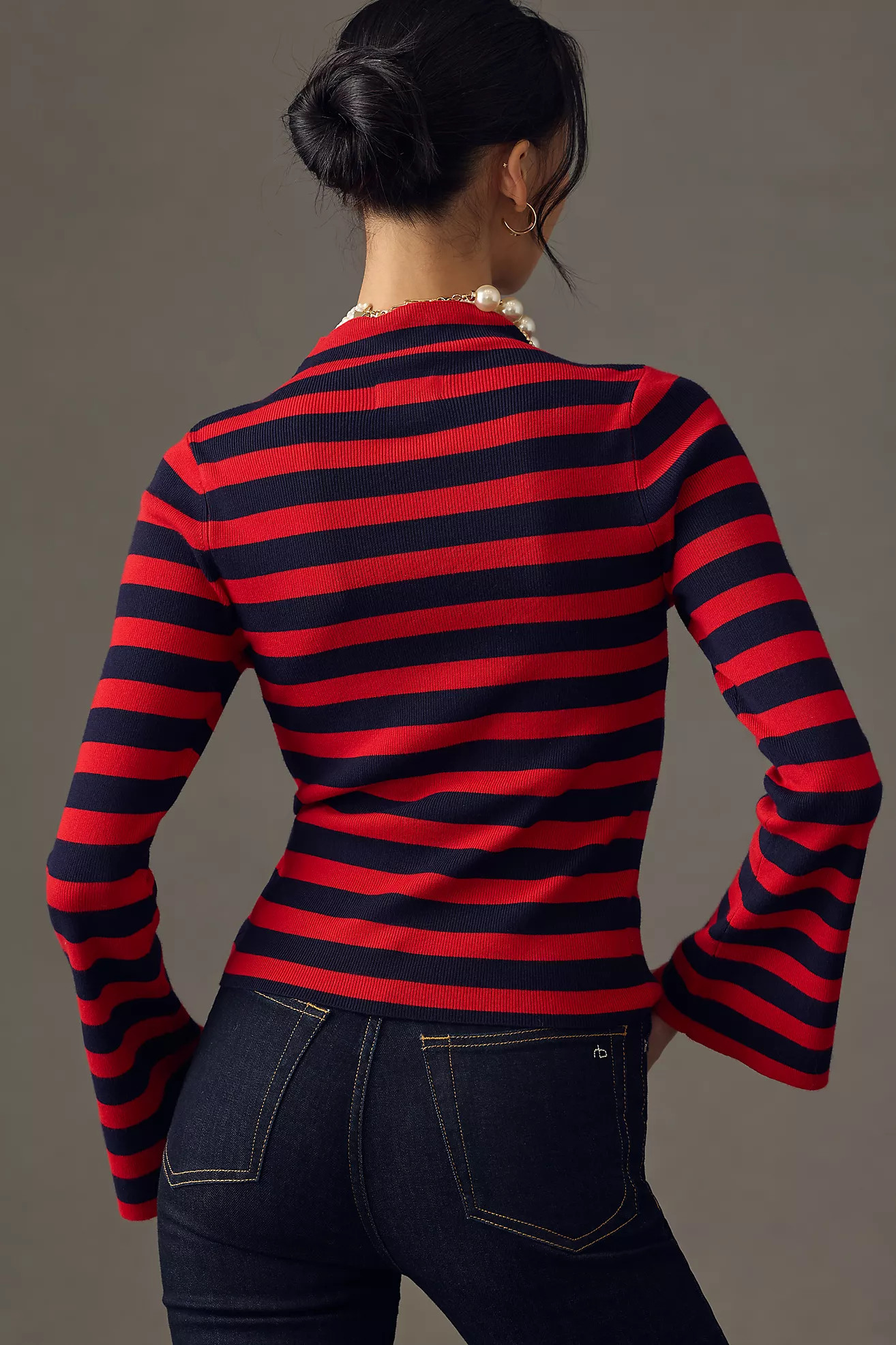 The Arlowe Bell-Sleeve Sweater by Maeve | Anthropologie (US)