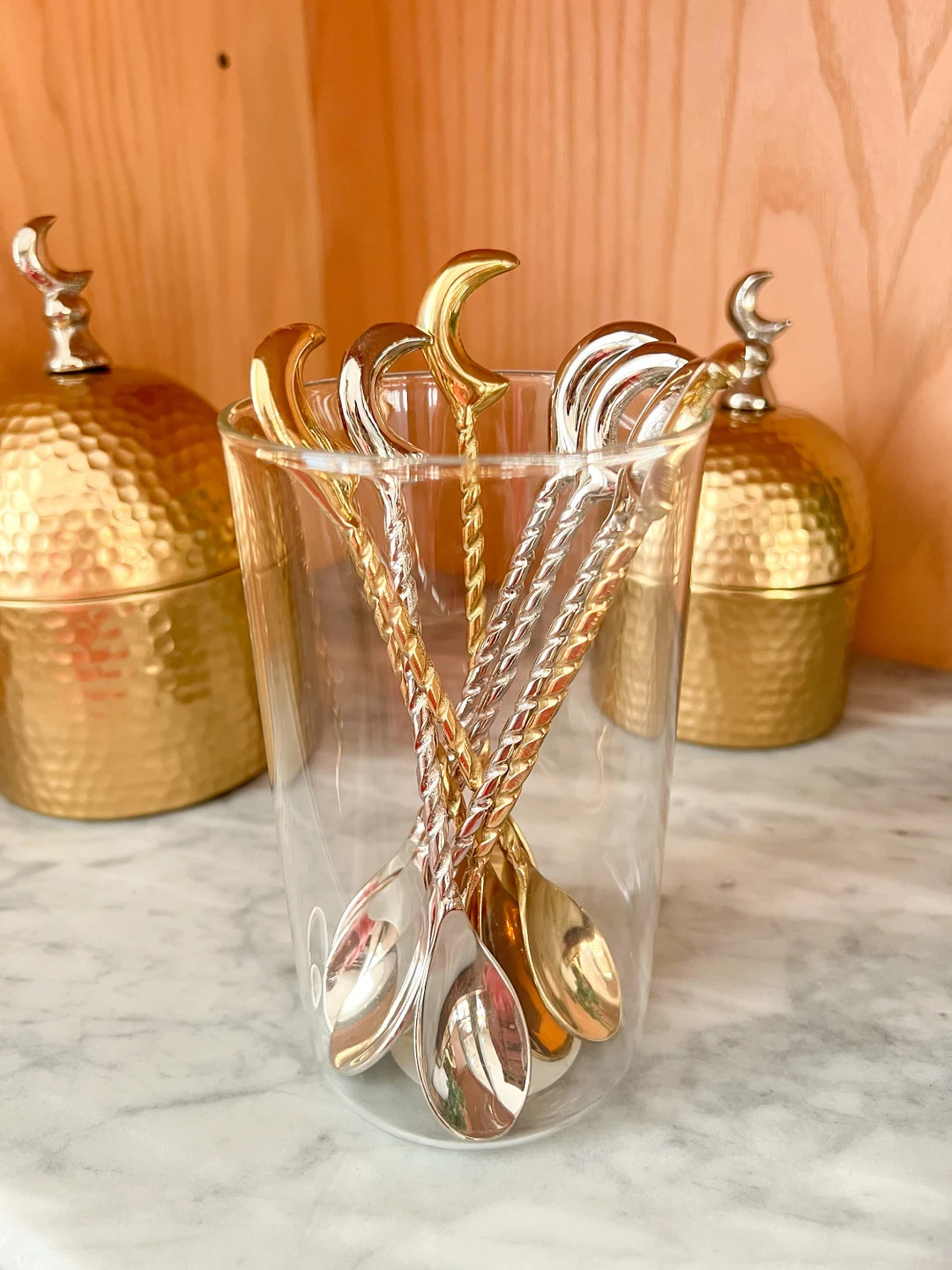 Crescent Moon Ramadan Eid Dessert Spoons - Etsy | Etsy (US)