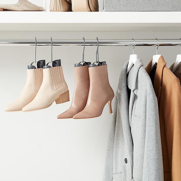 Short Grey Boot Shapers | The Container Store