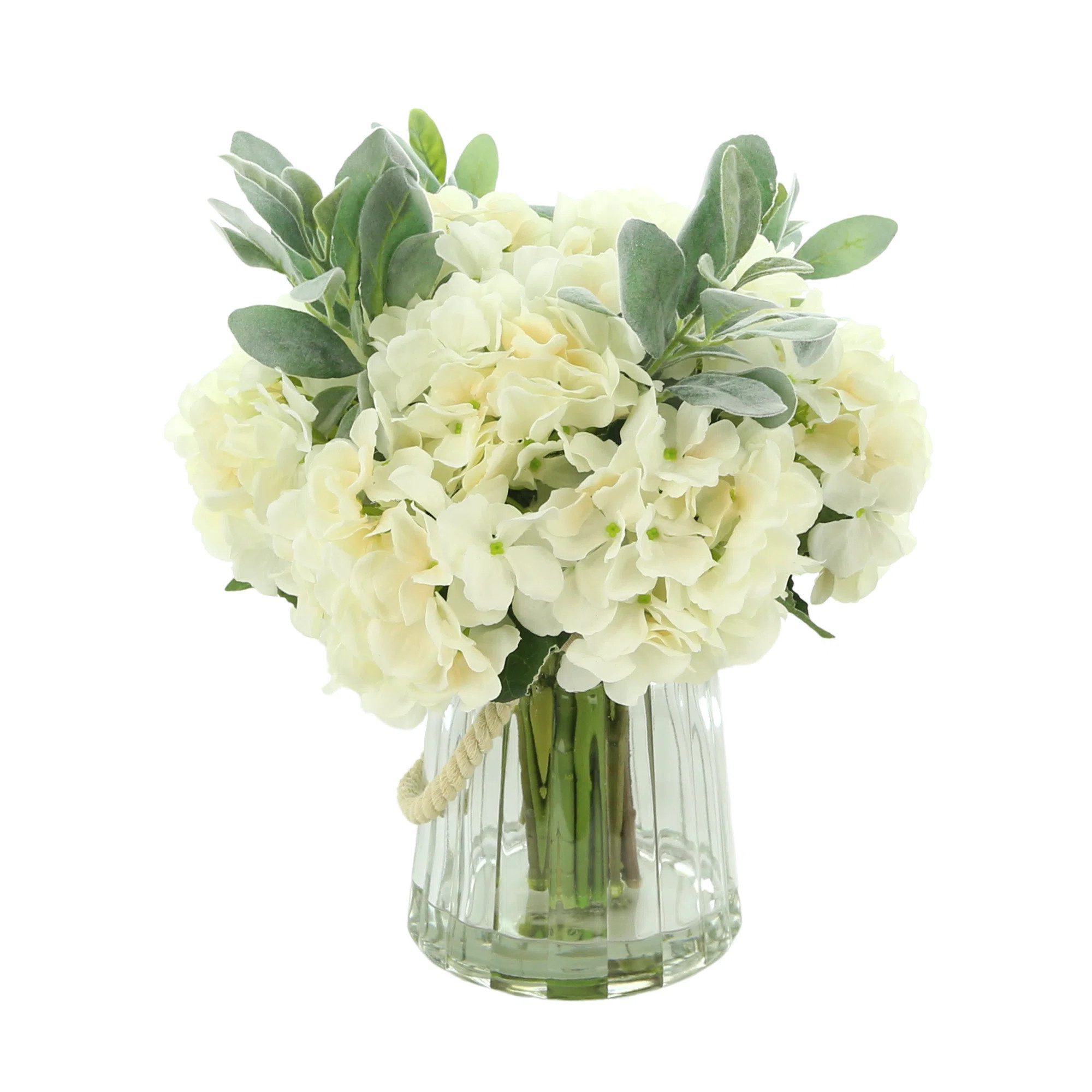 Highland Dunes Hydrangea Arrangement in Vase & Reviews | Wayfair | Wayfair North America