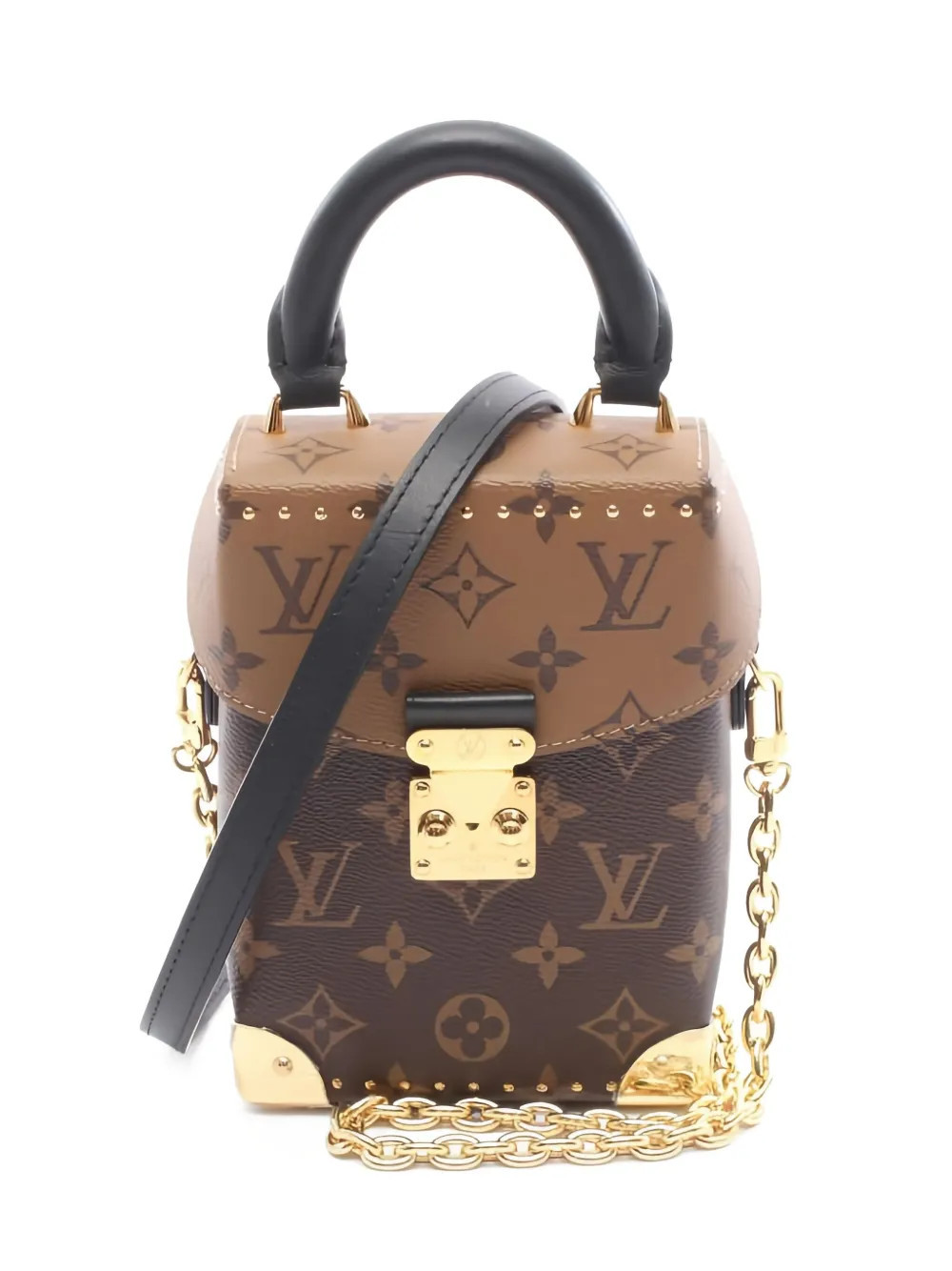 Louis Vuitton Pre-Owned Camera Box two-way handbag - Brown | Farfetch Global