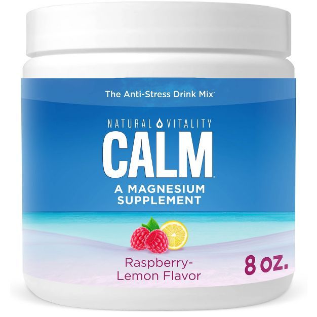 Natural Calm Mineral Supplement Powder - Raspberry Lemon | Target