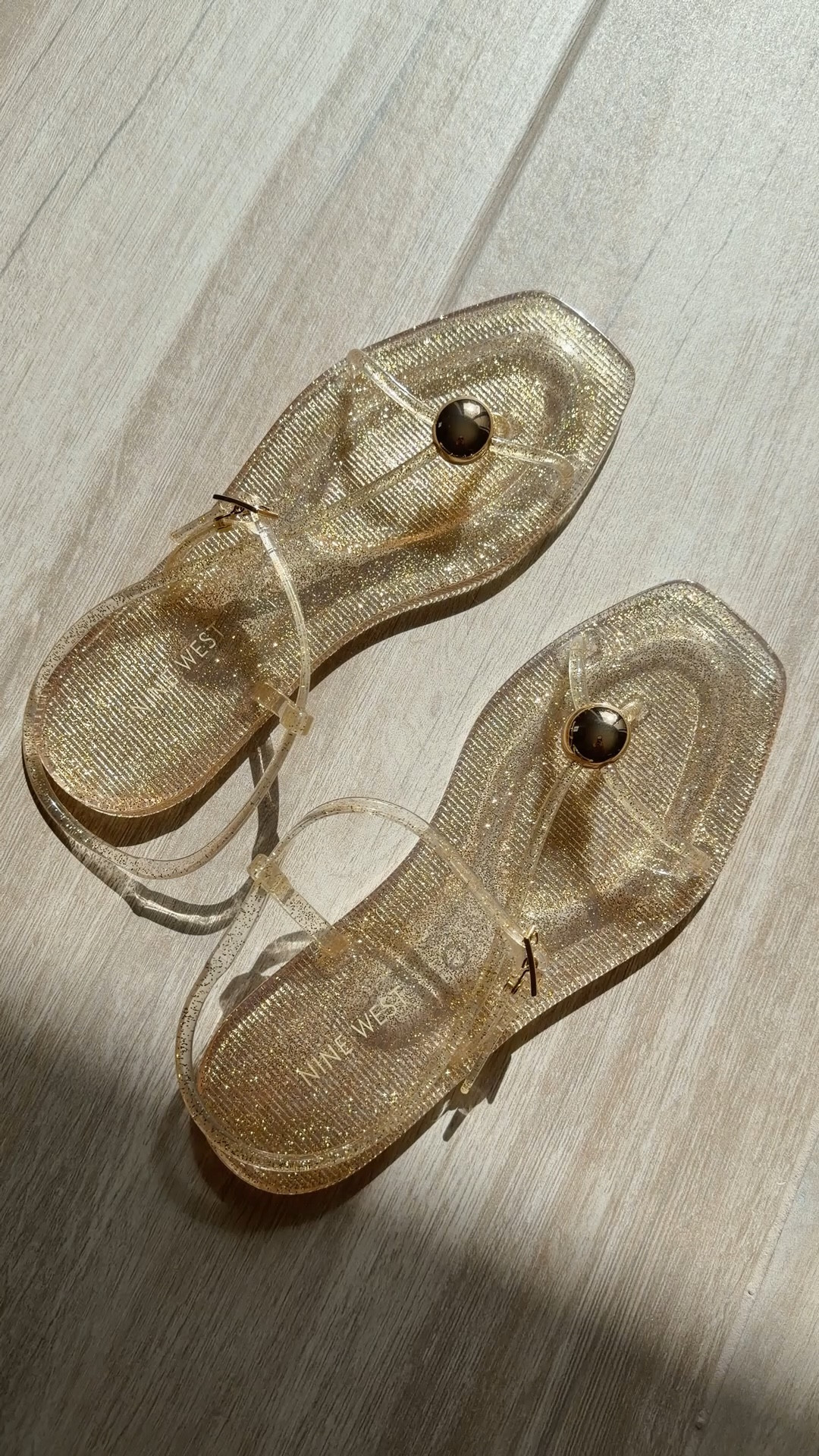 Sandals for the summer ✨ love these waterproof jelly sandals for the beach and pool - the neutral shimmer and square toe are perfection! Use code EARTHDAY to get $15 off!

@DSW #dsw #sandals #jellysandals #poolsandals #beachsandals #summershoes #shoes #ninewest #salealert

#LTKSwim #LTKSeasonal #LTKSaleAlert