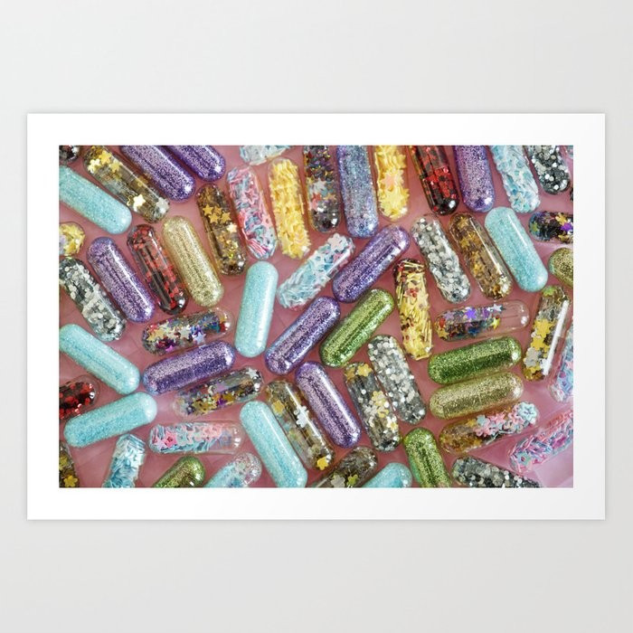 Take a Chill Pill Art Print by AlphaVariable | Society6