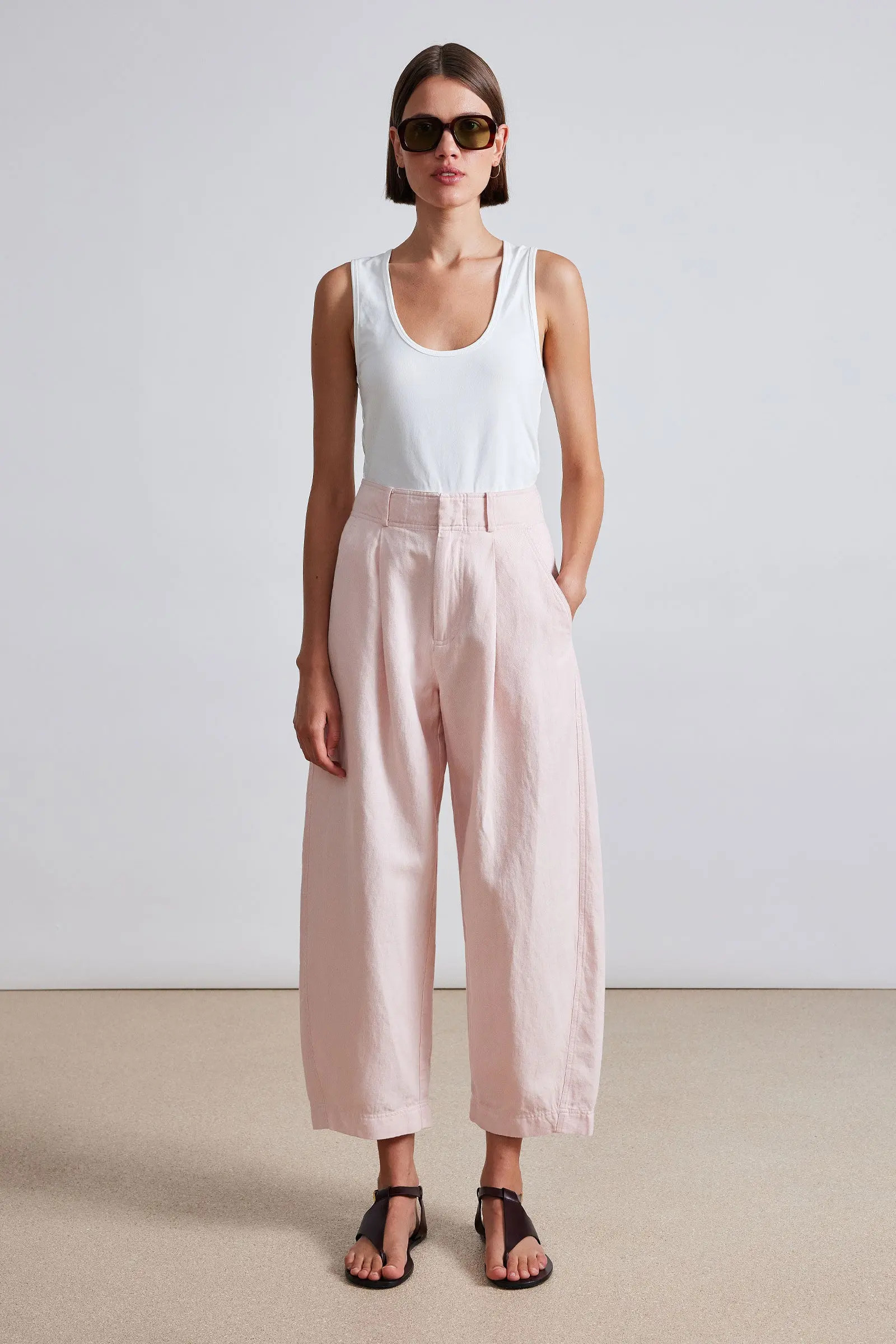 Bari Crop Trouser | Apiece Apart | Apiece Apart