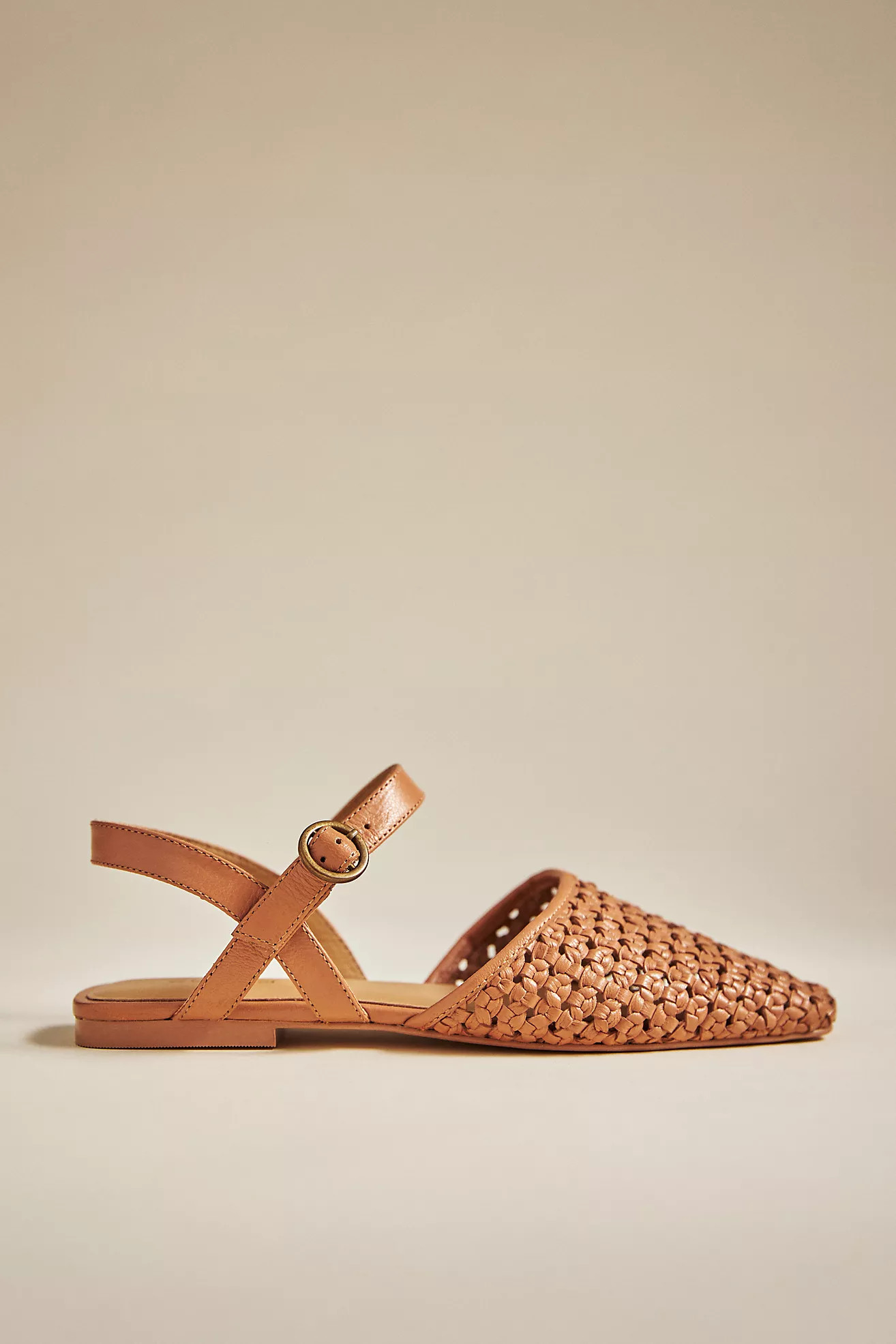 Pilcro Woven Flats | Anthropologie (US)