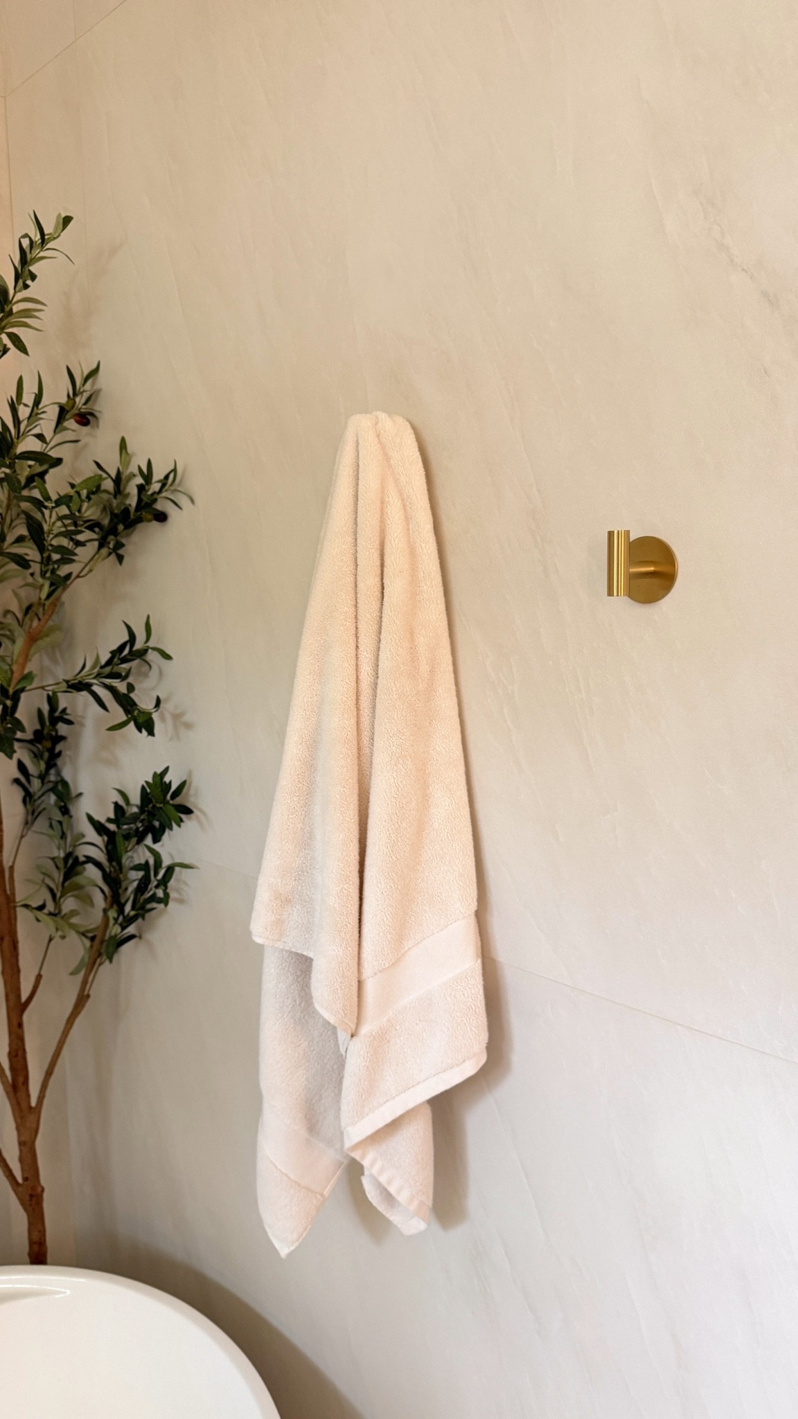 Amazon no drill towel hooks 🤍

#LTKHome
