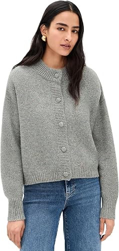 FRAME Women's The Cashmere Fleck Cardigan | Amazon (US)
