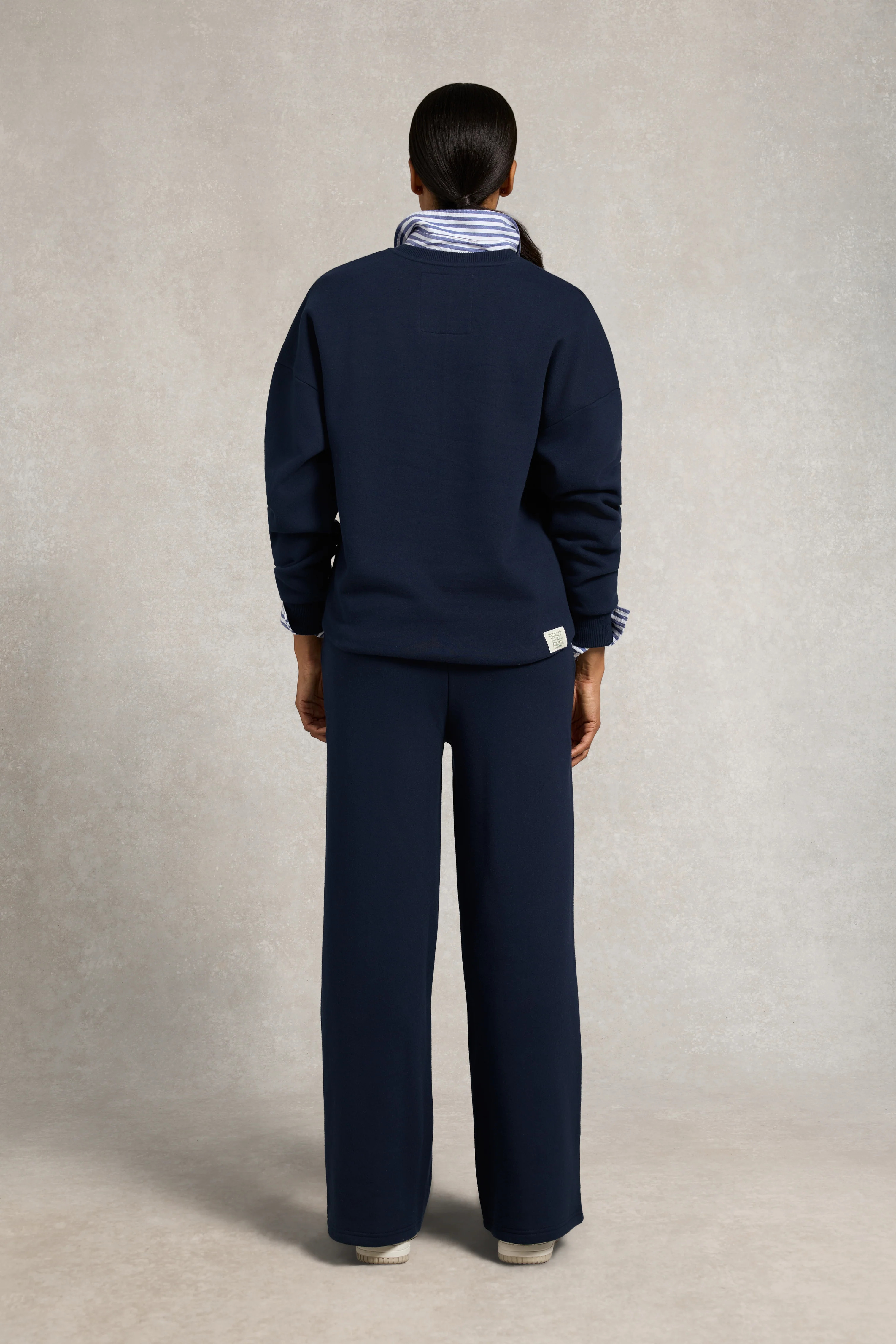 Relaxed Fit Crew Neck Sweat (Ink Navy) | Holland Cooper