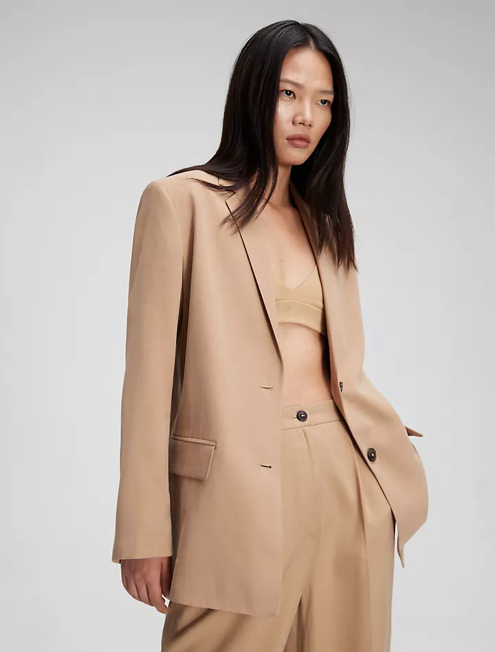 Soft Twill Relaxed Blazer | Calvin Klein | Calvin Klein (US)