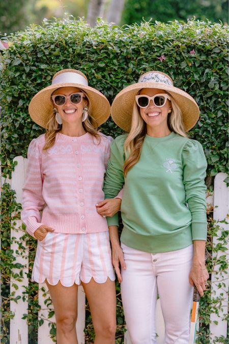 Spring sweaters 🎀 🎾 💕 A few @sailtosable x @palmbeachlately sweaters are left in each size. They are the perfect spring sweaters! 

#LTKSeasonal