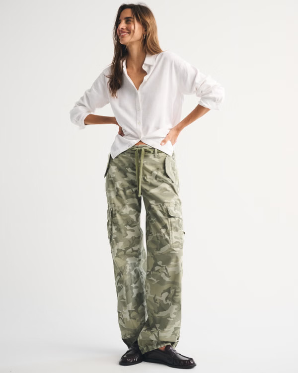 Low Rise Baggy Cargo Pant | Abercrombie & Fitch (US)