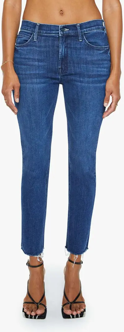 The Dazzler Mid Rise Ankle Fray Jeans | Nordstrom
