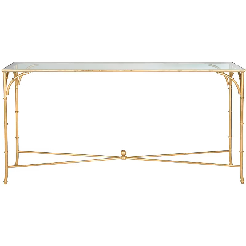 Maurice Console - Gold/Glass - Safavieh | Target