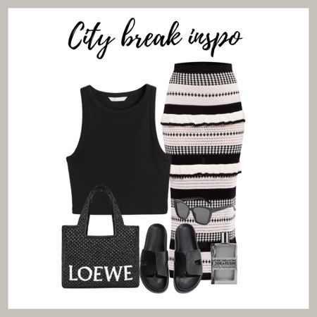 Maxi skirt, stripe skirt, Loewe, sandals 

#LTKspring #LTKuk #LTKeurope