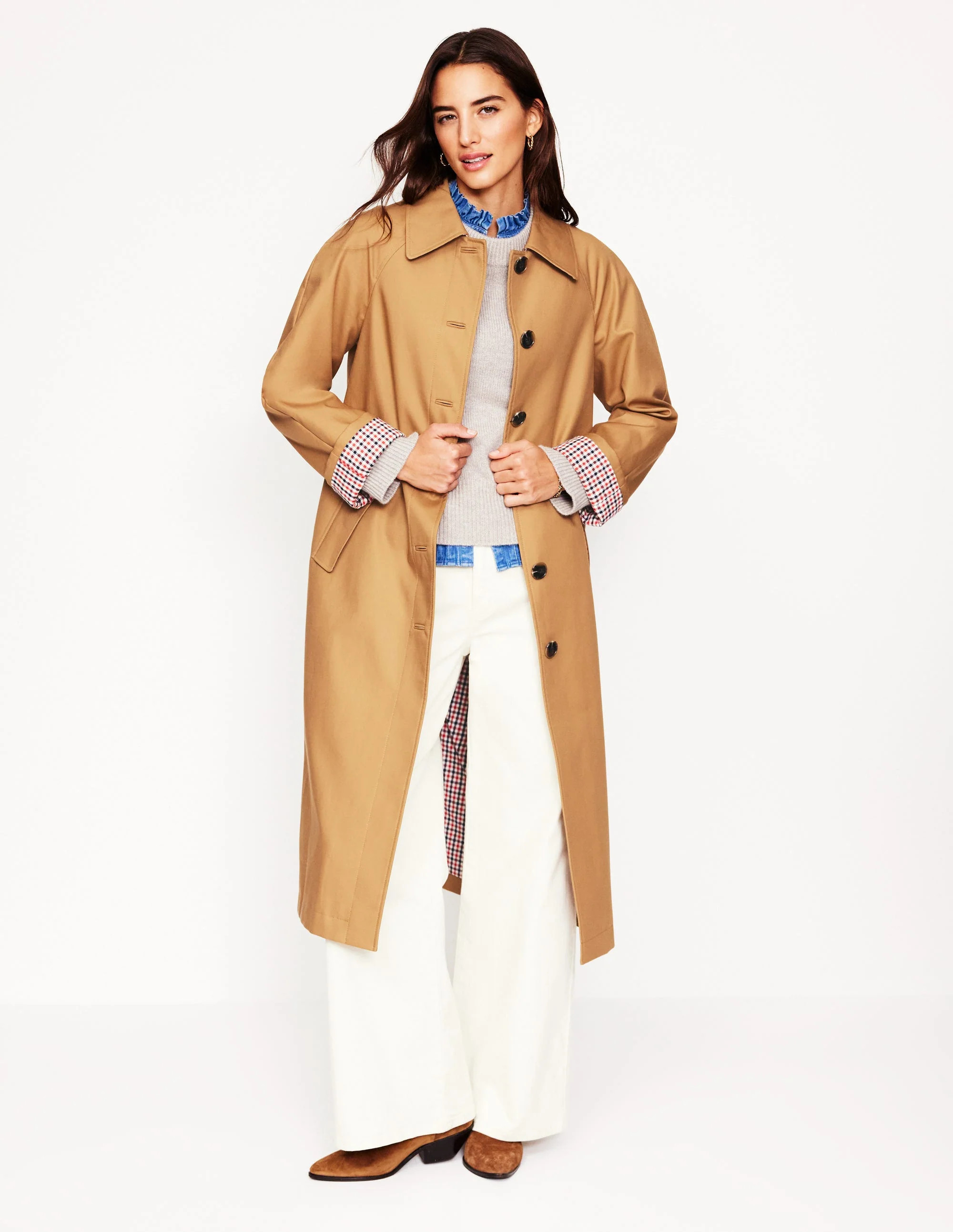 Imperméable traditionnel Windsor-Brun Noisette | Boden FR