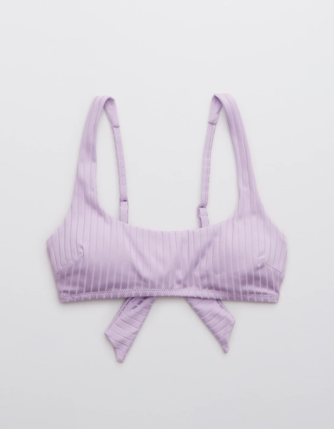Aerie Ribbed Shine Tie Back Scoop Top | American Eagle Outfitters (US & CA)