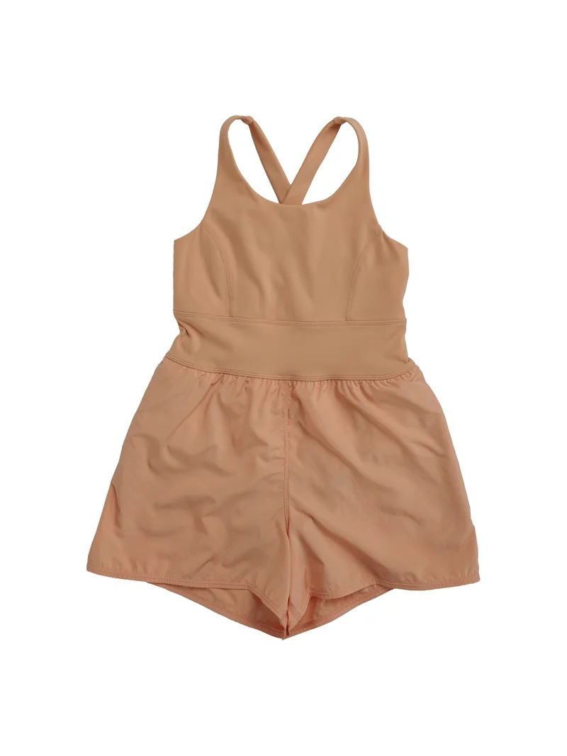 Athletic Works Girl's Strappy Romper, Sizes 4-18 | Walmart (US)