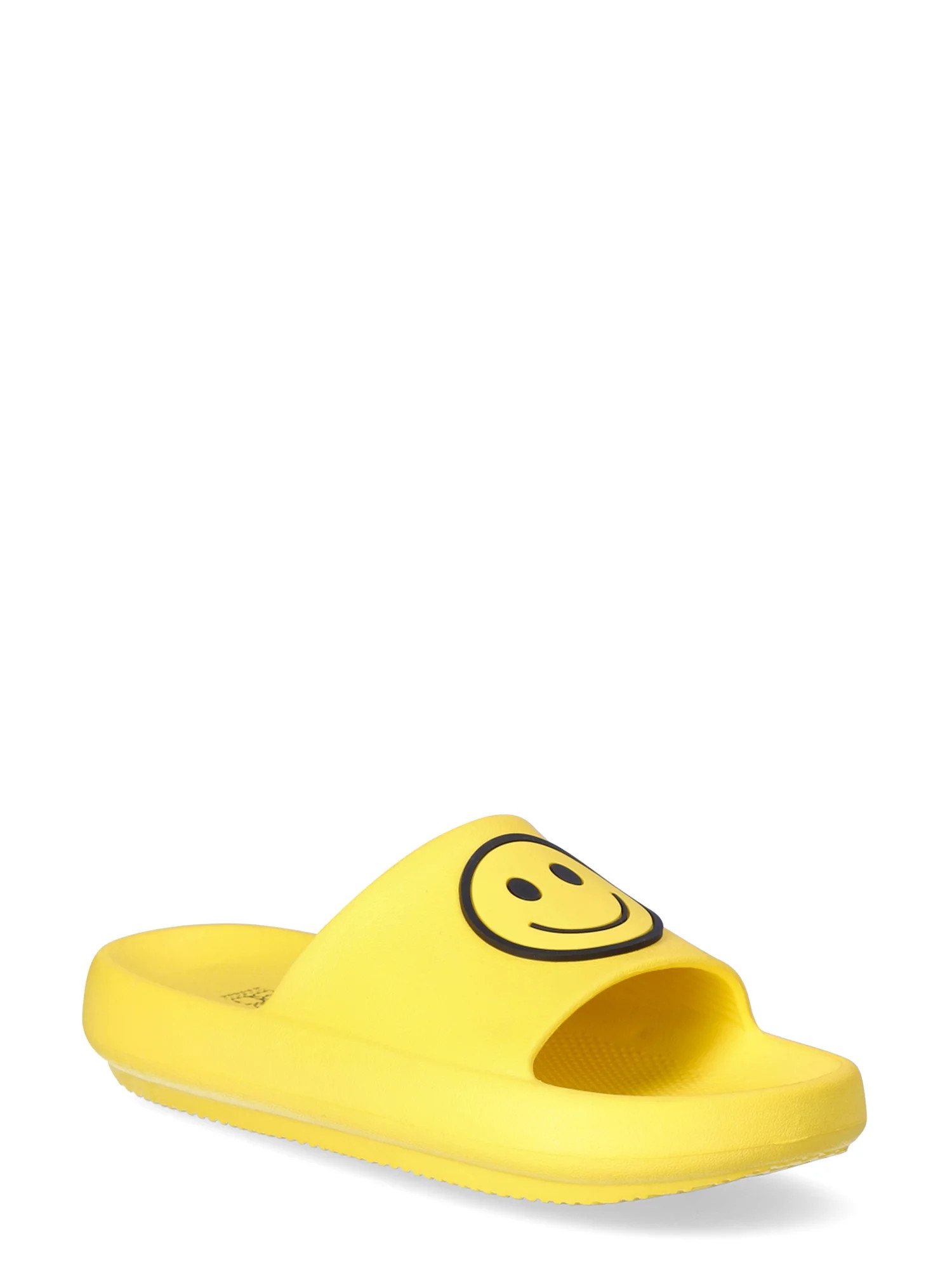 No Boundaries Women's Emoji Comfort Slide Sandal | Walmart (US)