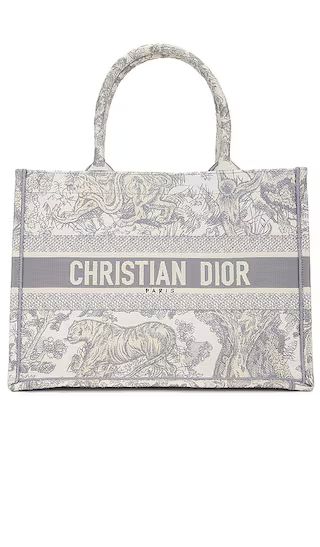 Dior Book Tote Bag in Grey | Revolve Clothing (Global)