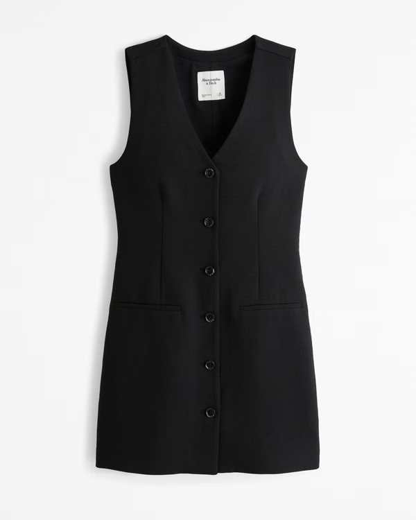 The A&F Mara Vest Mini Dress | Abercrombie & Fitch (US)