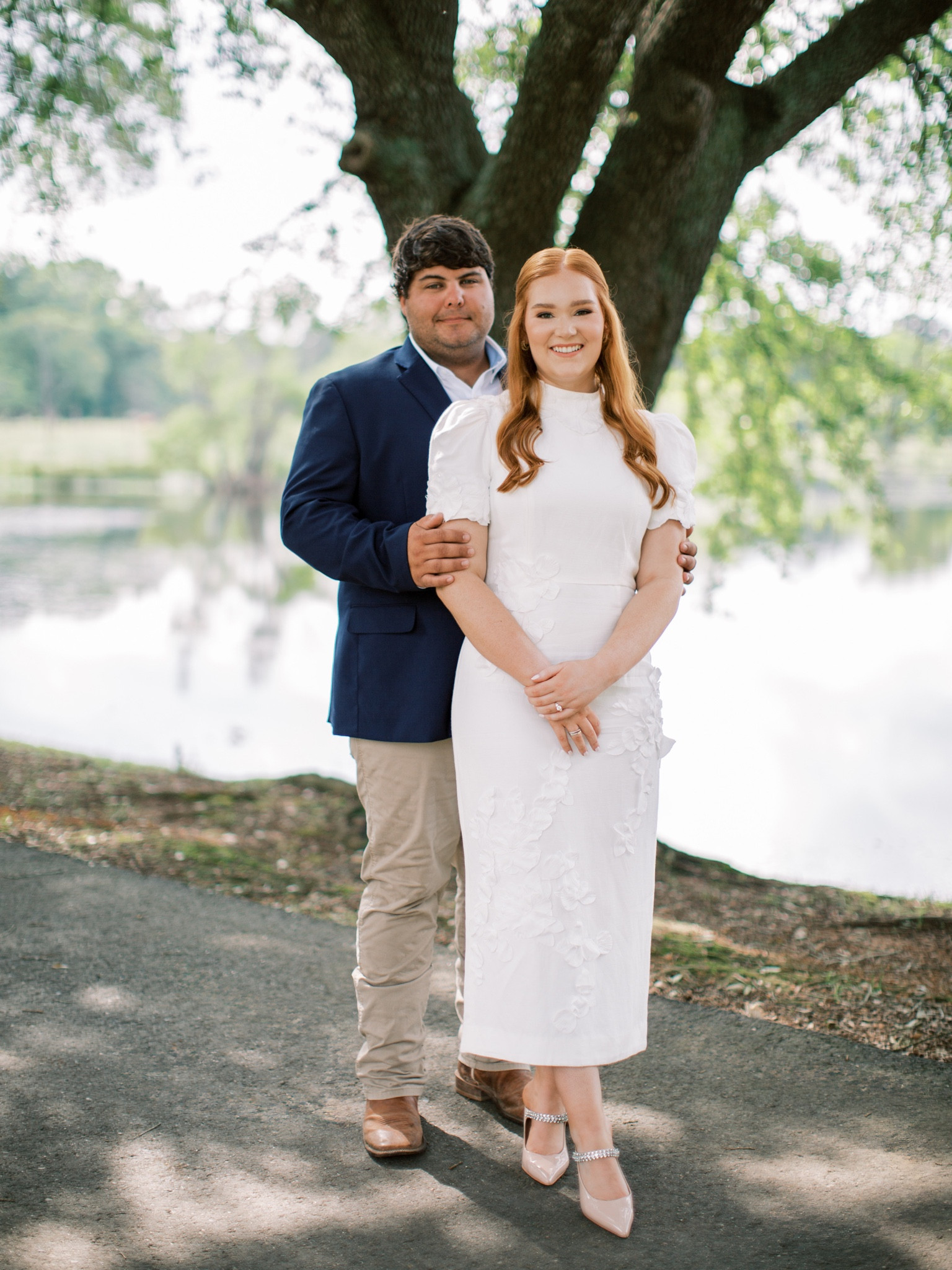 Wearing a Size 8. Size up!! It is tight 

#LTKWedding