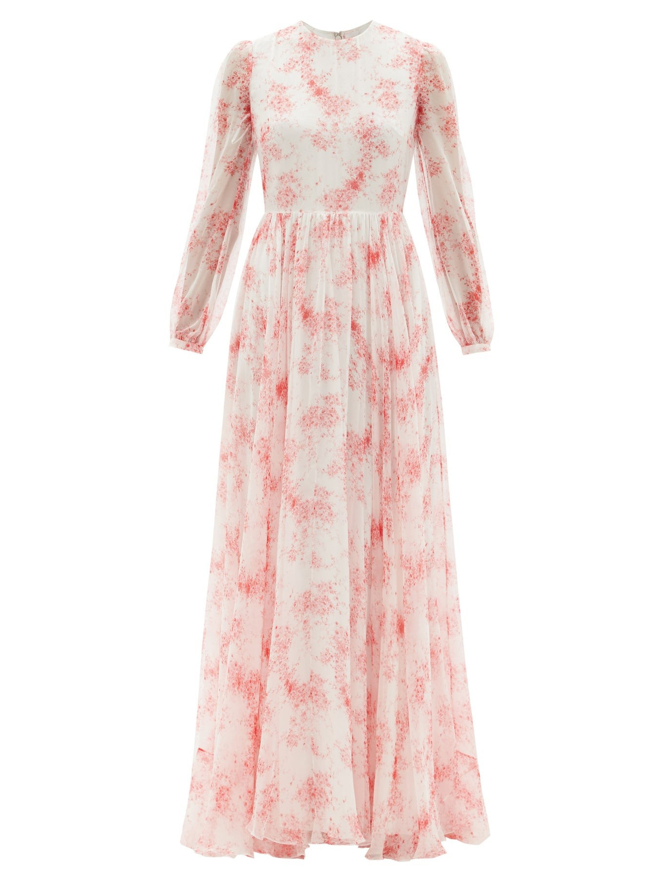 Roseflow floral-print silk-chiffon gown | Valentino | Matches (US)