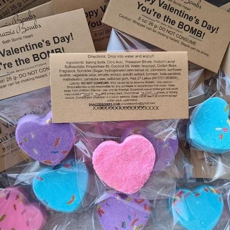 Valentine Bath Bombs Class Valentines Classroom Valentines - Etsy | Etsy (US)