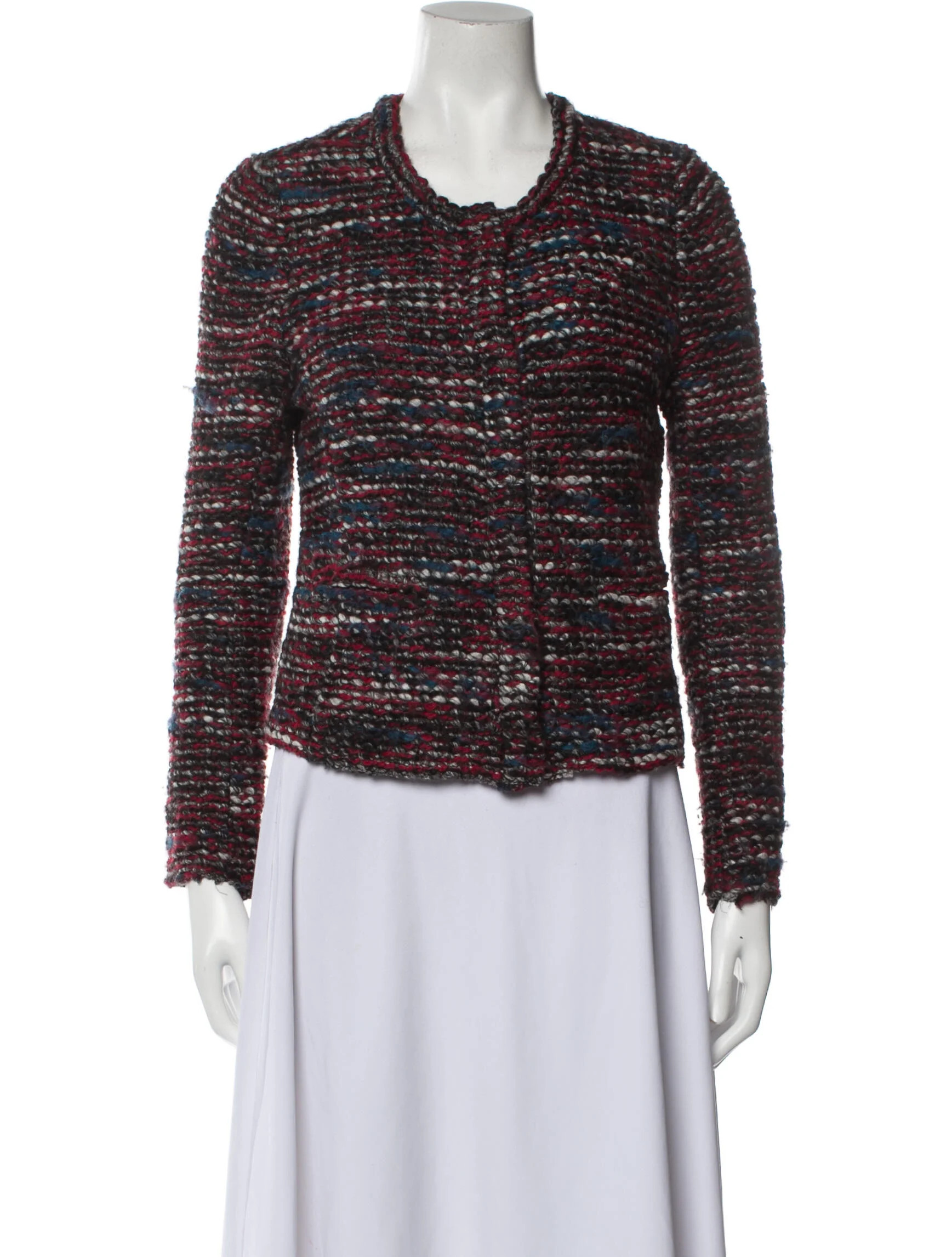 Tweed Pattern Evening Jacket | The RealReal