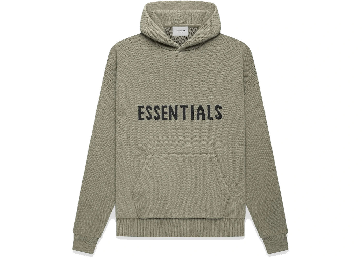 Fear of God Essentials Knit Pullover HoodiePistachio | StockX
