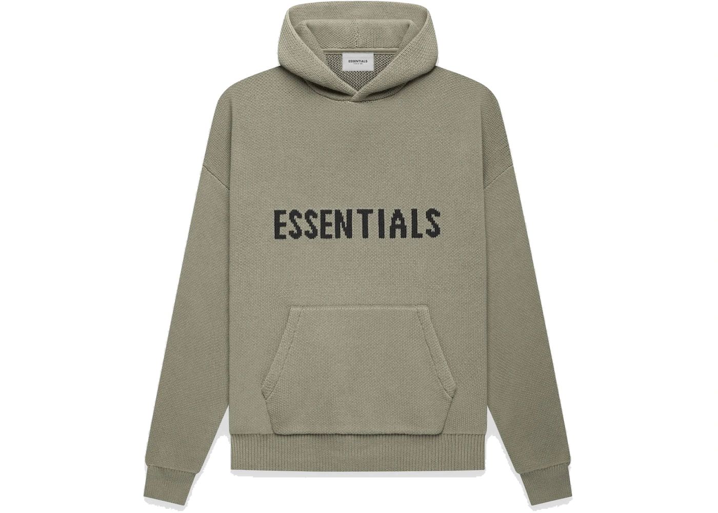 Fear of God Essentials Knit Pullover Hoodie Pistachio | StockX