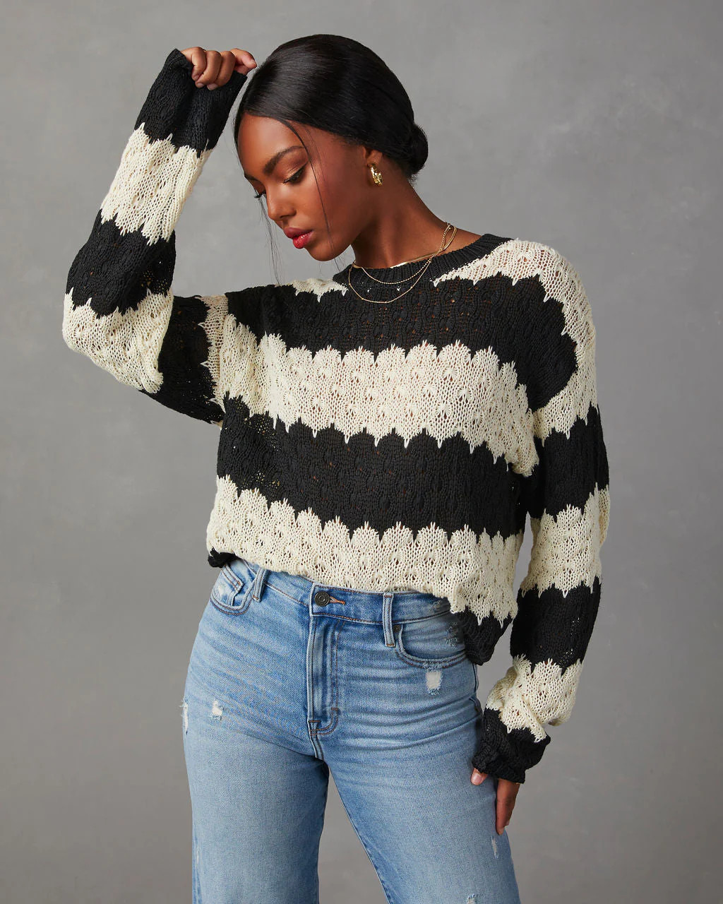 Bishop Lightweight Striped Sweater | VICI