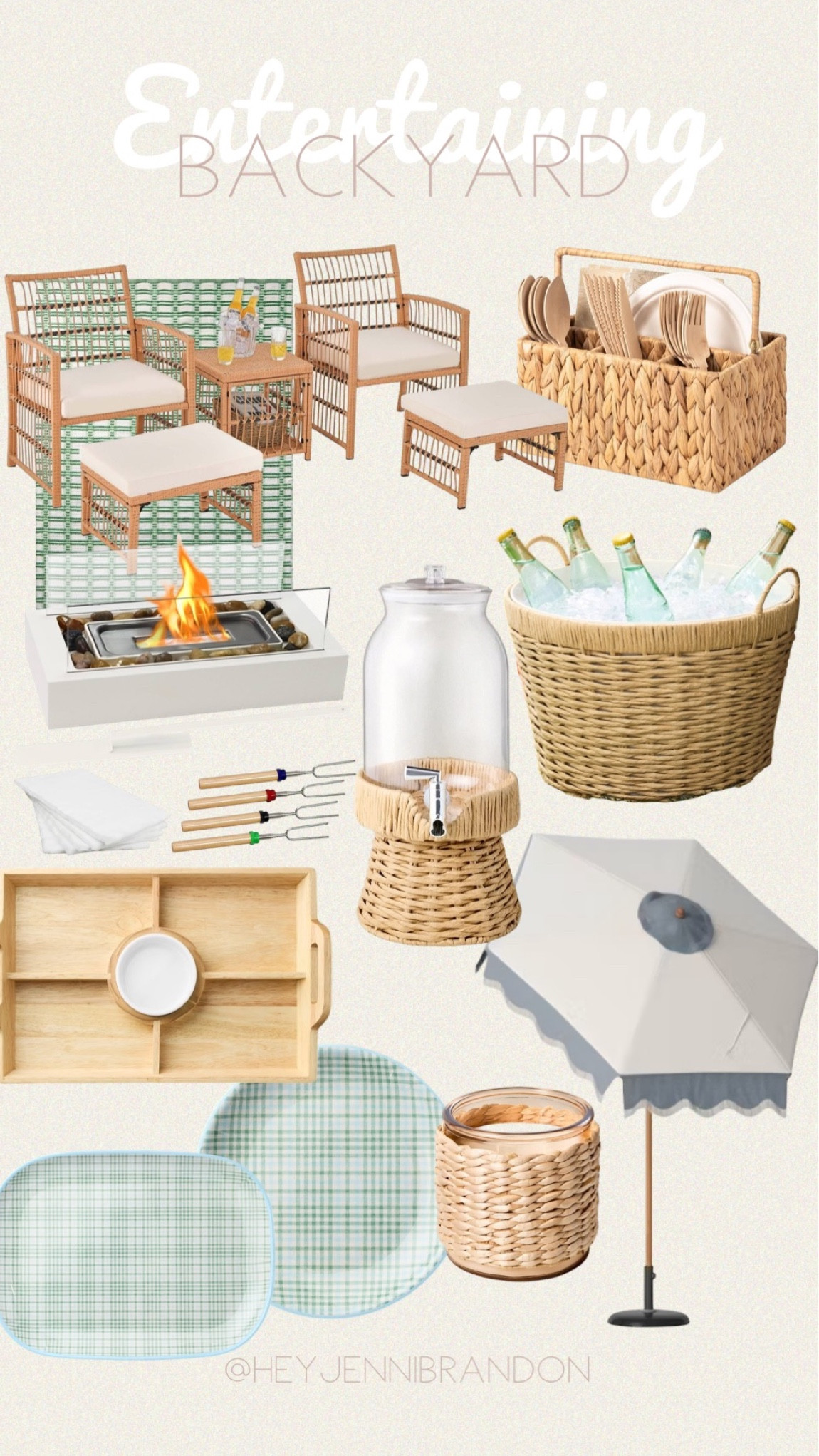 Backyard entertaining! 

#LTKfindsunder50 #LTKhome #LTKSeasonal
