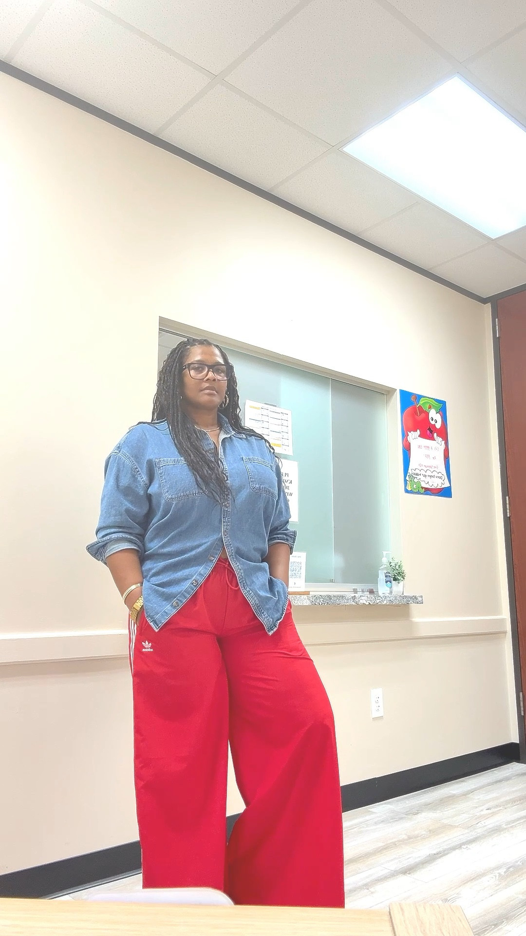 Who says you can’t wear track pants to work?! Pairing these oversized track pants with an oversized denim shirt and a pair of sneakers was perfect for this fall weather we’re having. 

#LTKFindsUnder100 #LTKootd #LTKStyleTip