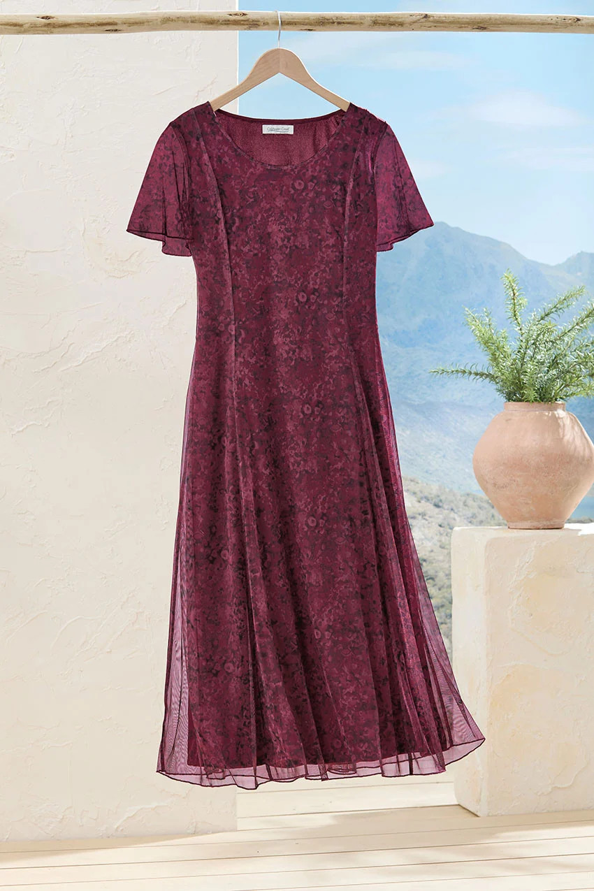 Timeless Charm Mesh Dress | Coldwater Creek