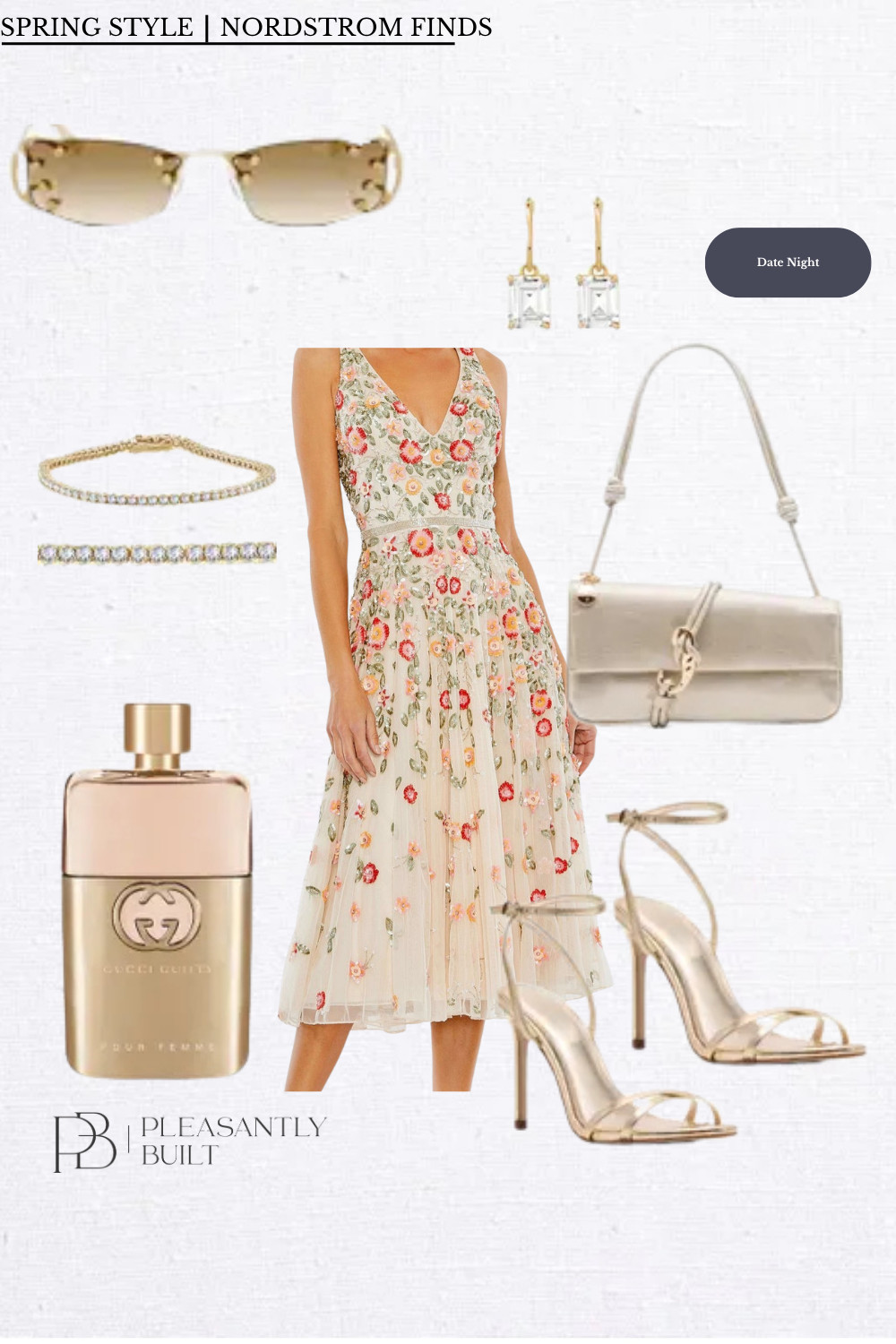 Romantic florals meet elevated glam ✨ The dreamy Mac Duggal midi dress paired with sparkling diamonds, sleek Steve Madden stilettos, and a luxe Dolce Vita shoulder bag creates the ultimate date night statement. Finished with chic Prada sunnies and a touch of Gucci Guilty for that unforgettable vibe 💎🌸
#LTKStyle #LTKDateNight #NordstromFinds #FloralDress #LuxuryStyle #ElegantLook #SpringOutfit #ChicStyle #DesignerInspired #OOTDStyle #FashionInspo #WomensFashion #GlamStyle #EffortlessElegance #StyleDetails #LTKIt #DateNightReady #ElevatedStyle #SpringVibes #pleasantlybuilt 

 #LTKMothersDay #LTKBeauty #LTKWedding