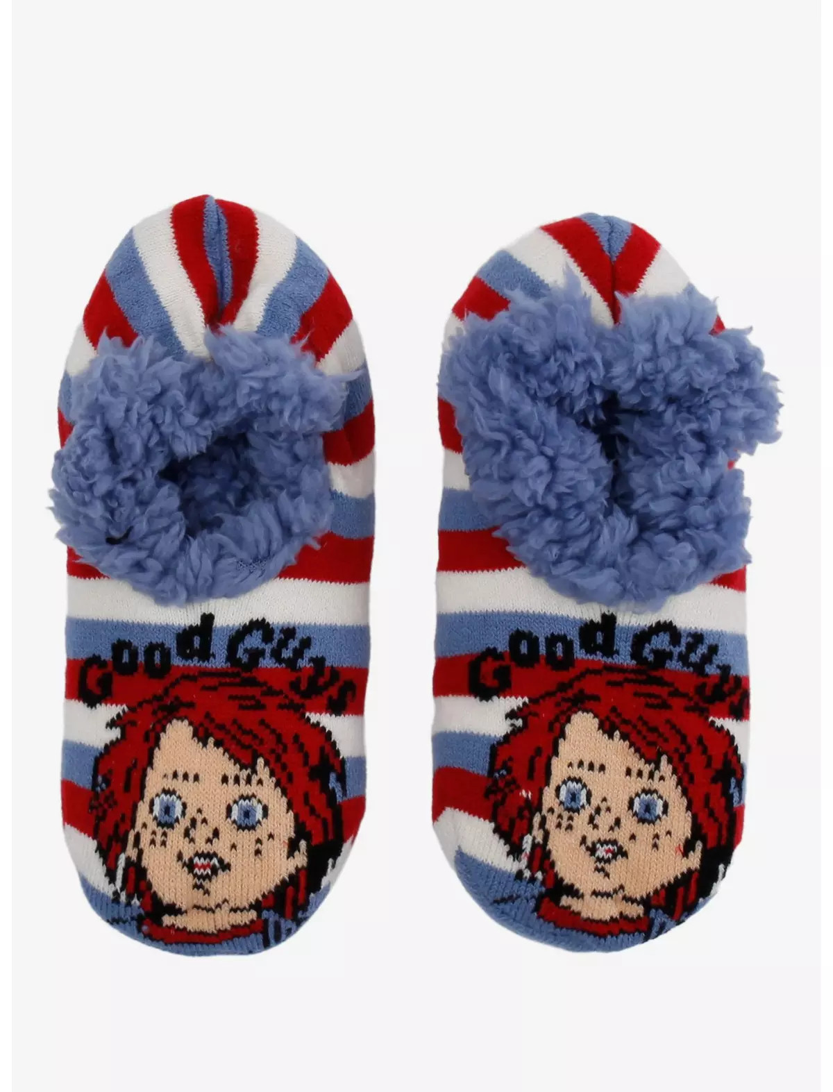 Chucky Stripe Cozy Slipper Socks | Hot Topic