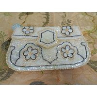 Gorgeous Vintage Beaded Purse, Sequinned Evening Bag, Clutch Wedding Beautiful Purses | Etsy (US)
