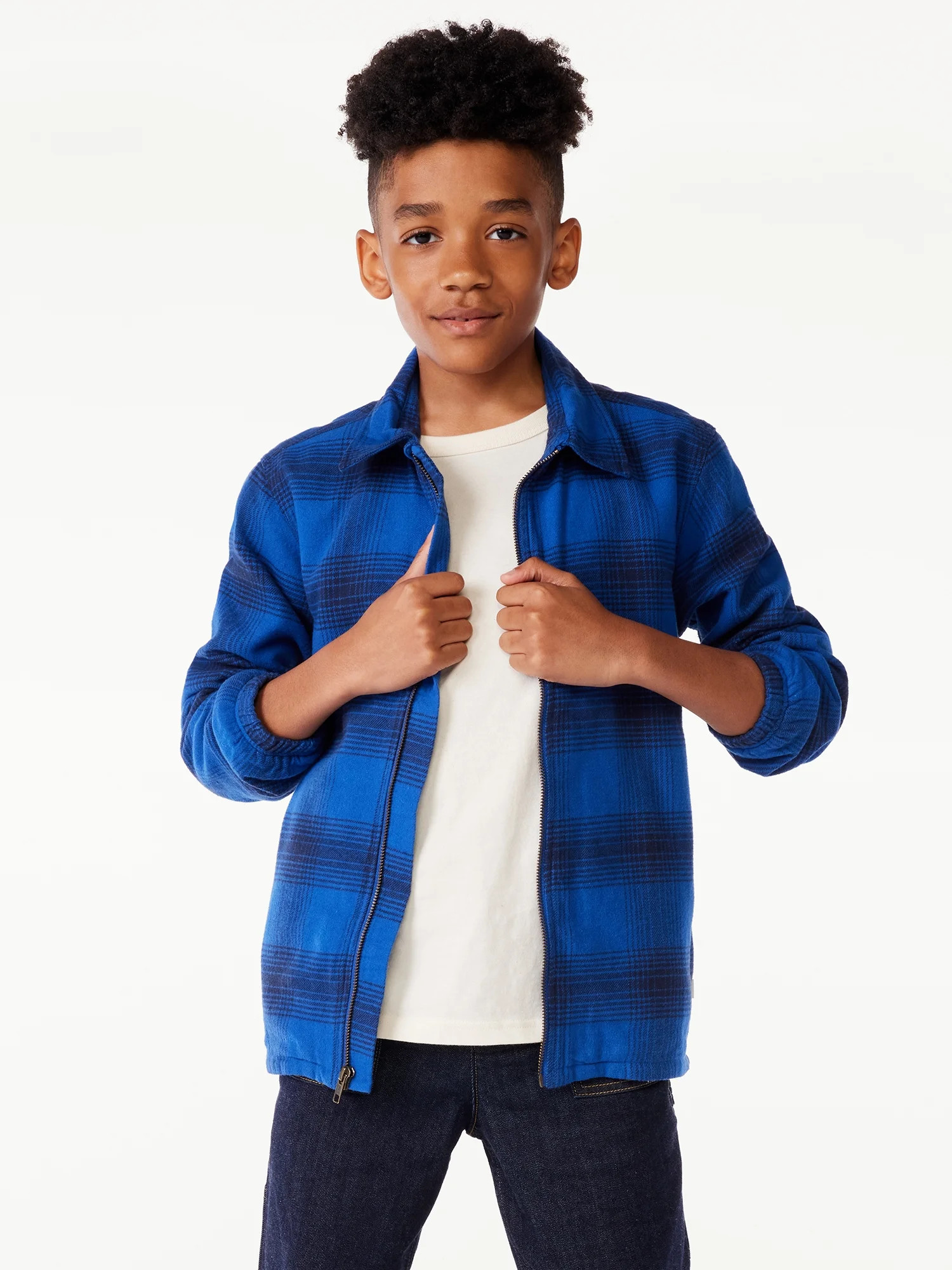 Free Assembly Zip Front Jacket, Sizes 4-18 | Walmart (US)